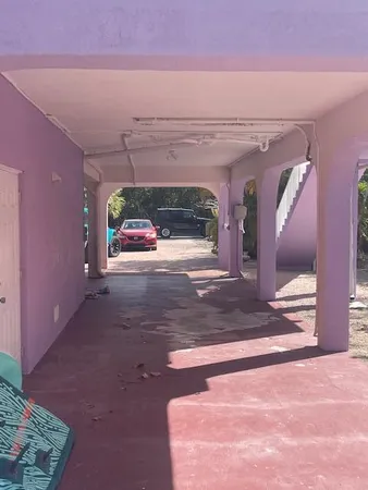 a view of outdoor space with seating