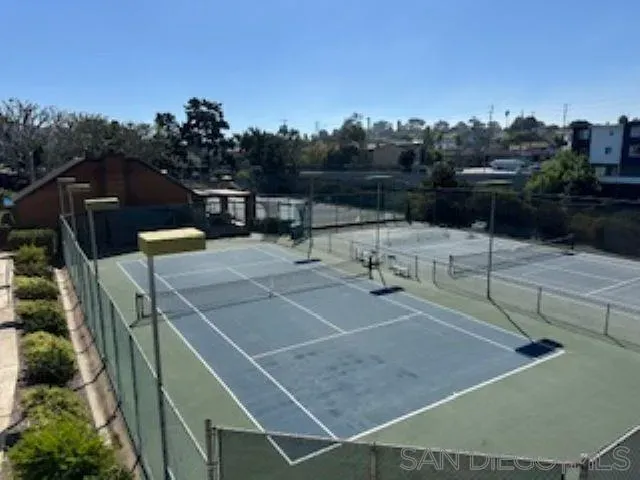 a view of a tennis court