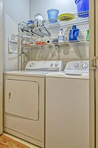 a view of water heater room