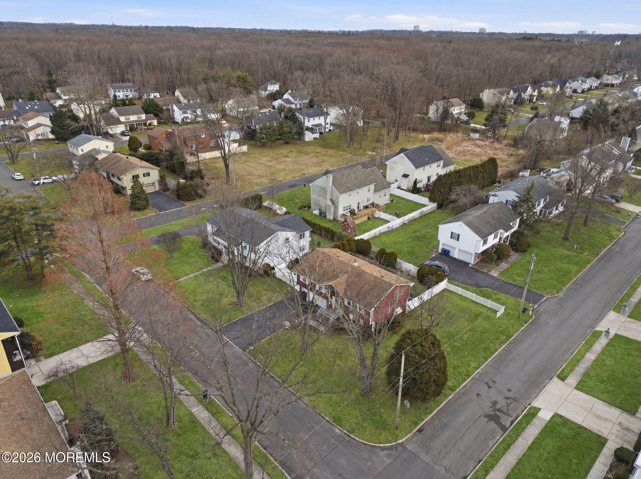 708 Auth Avenue Oakhurst, NJ 07755 - Photo 25 of 29 an aerial view of a house with outdoor space
