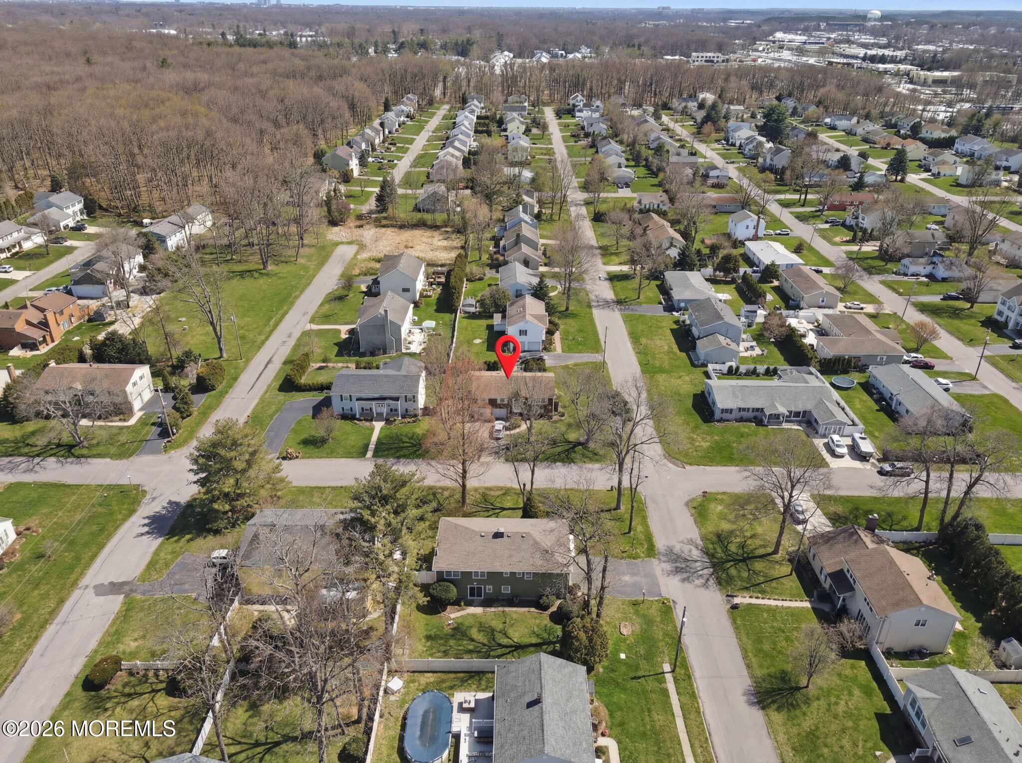 708 Auth Avenue Oakhurst, NJ 07755 - Photo 26 of 29 an aerial view of residential houses with outdoor space
