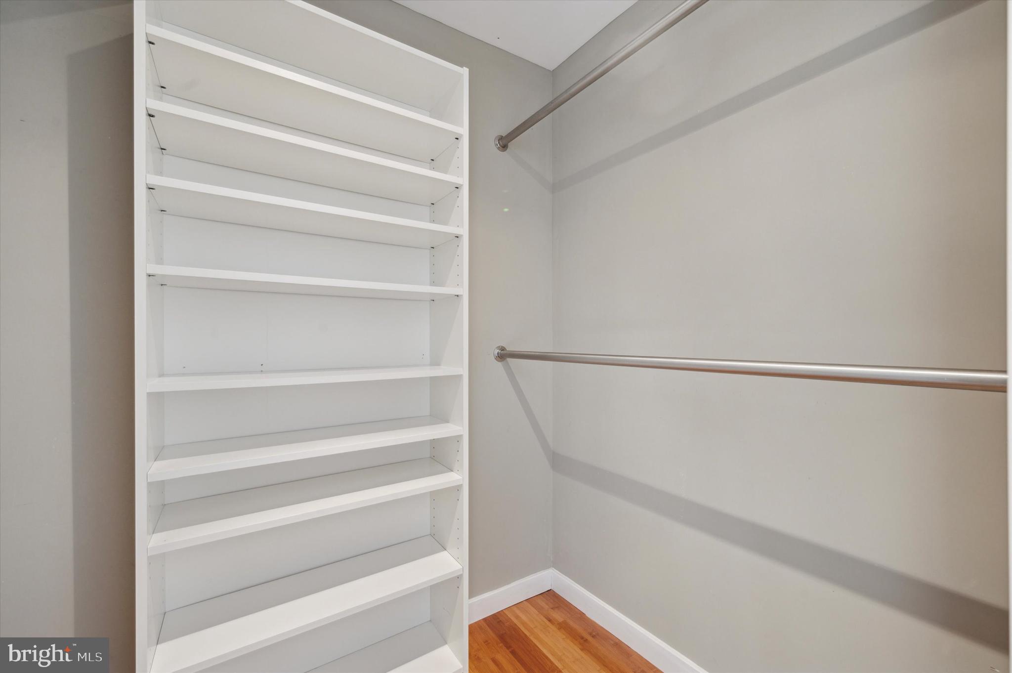 29 Rolling Road Wynnewood, PA 19096 - Photo 18 of 25 a view of walk in closet with empty racks
