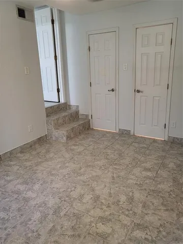 a close up view of racks on the wall