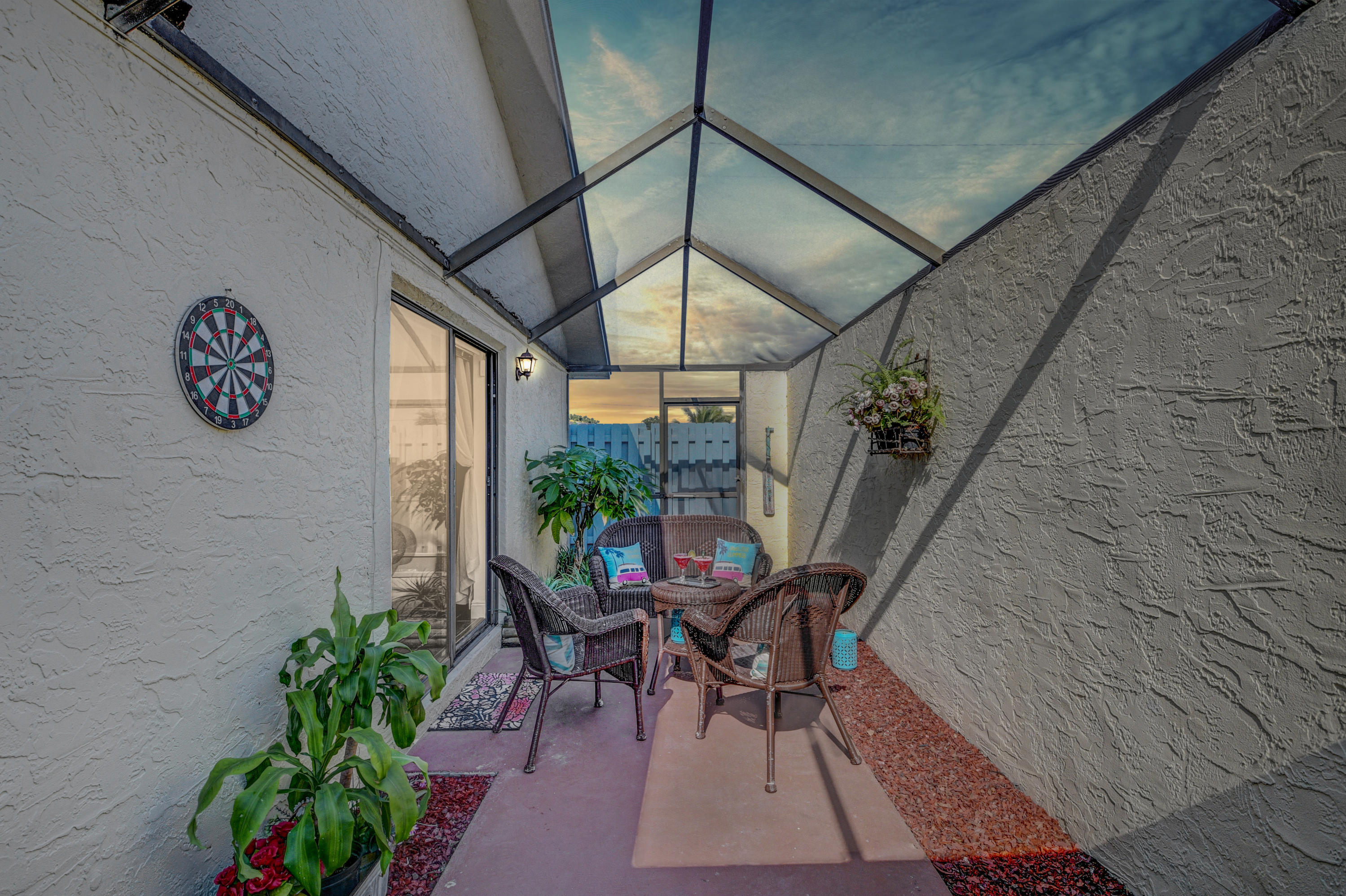 9193 Southwest 20th Street, Unit E Boca Raton, FL 33428 - Photo 44 of 56 2nd Patio Bigger One