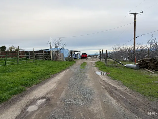 a view of a park with swings