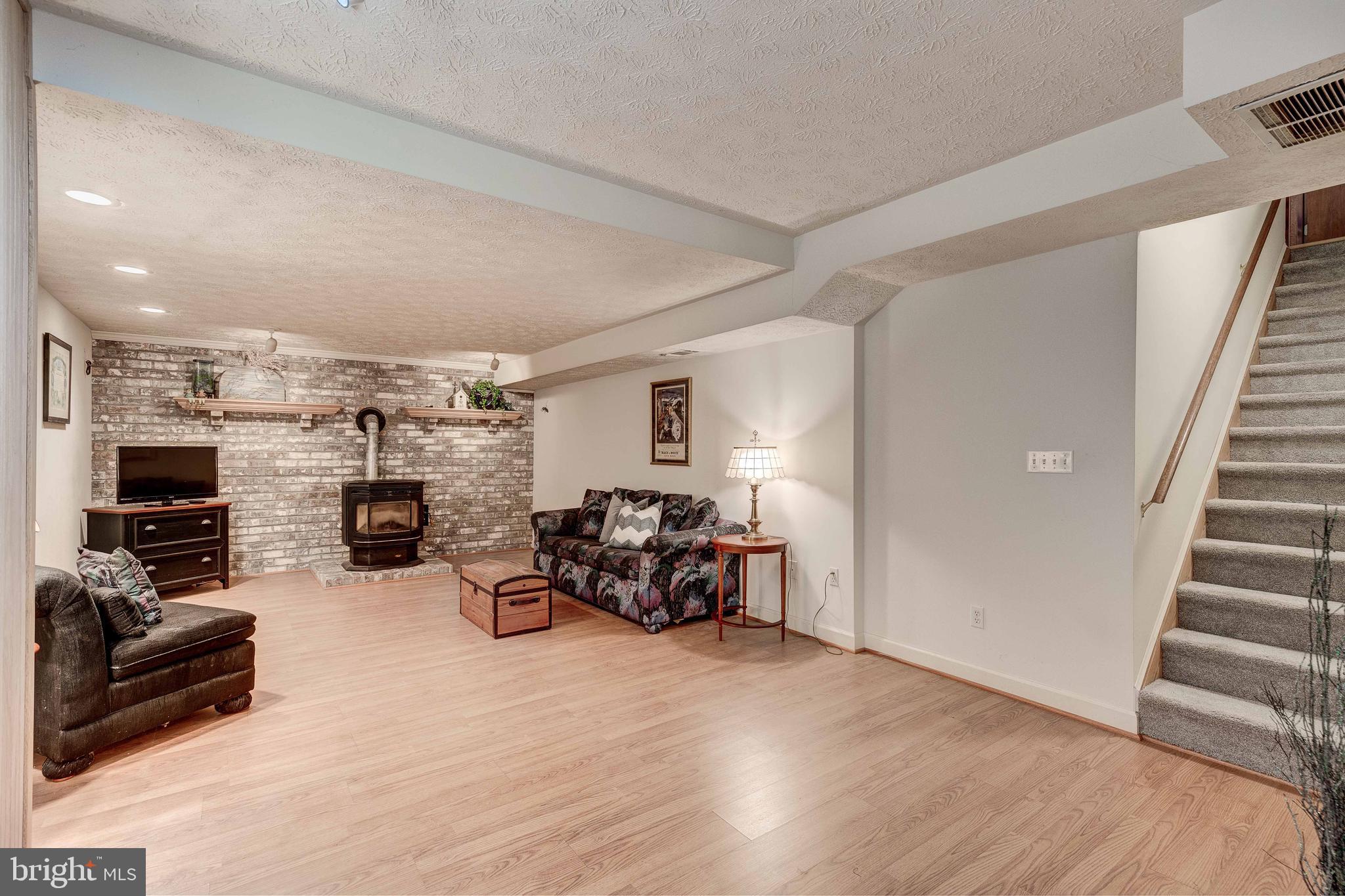 3024 Bird View Road Westminster, MD 21157 - Photo 55 of 58 Rec Room with Pellet Stove