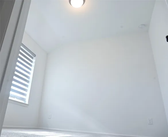 a view of a window in a room