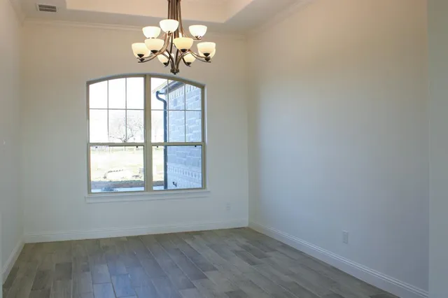 a view of a window in a room