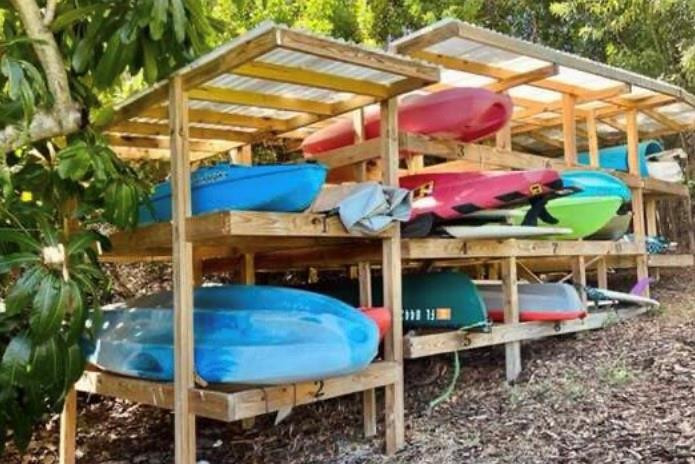 5064 Heatherhill Lane, Unit 2103 Boca Raton, FL 33486 - Photo 22 of 25 Kayak/Canoe Storage Rack