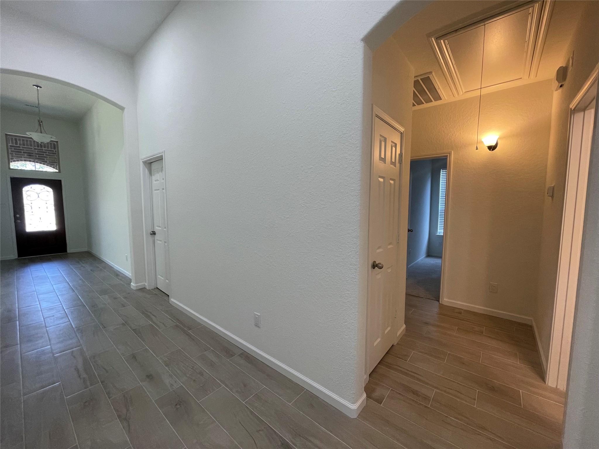 4118 Guild Meadows Drive Houston, TX 77084 - Photo 10 of 35 a view of hallway with wooden floor