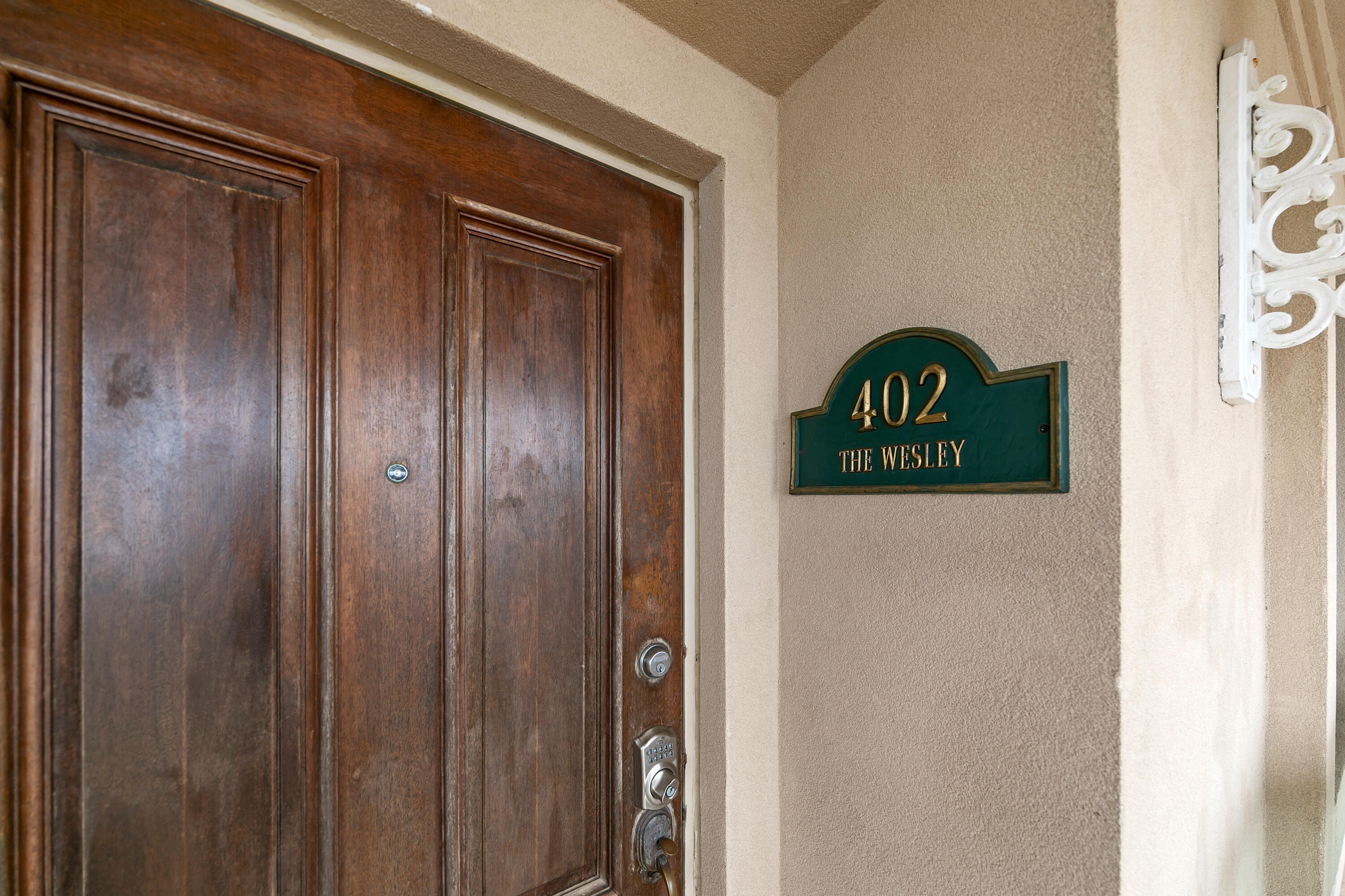 10343 East County Highway 30A, Unit E402 Inlet Beach, FL 32413 - Photo 33 of 34 a close up of a door