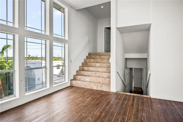 a view of a ocean from a balcony