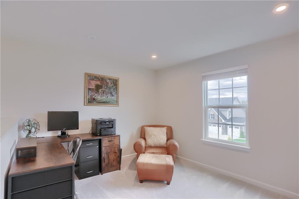 153 Piatt Estates Drive Washington, PA 15301 - Photo 30 of 50 Loft at top of stairs currently used as office space (could be 4th BR)