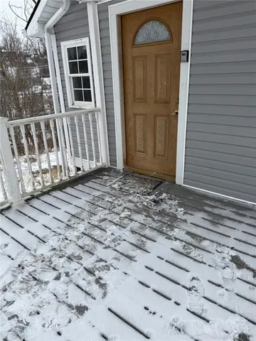 a view of a house with a door