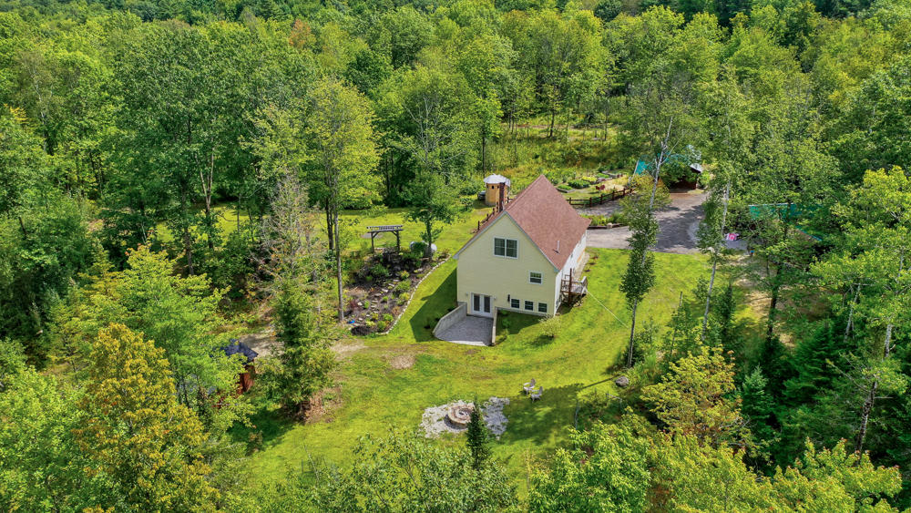 145 Stackpole Road Durham, ME 04222 - Photo 49 of 56 Aerial of backyard
