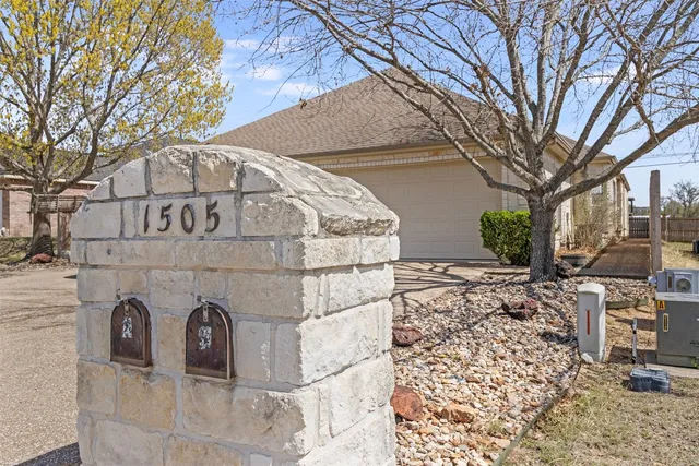 a view of a building with a snow