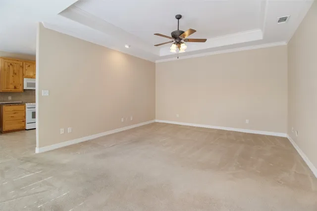 a view of an empty room