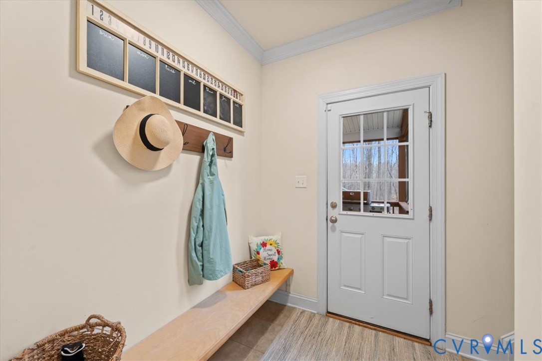 4308 A Three Bridge Road Powhatan, VA 23139 - Photo 26 of 73 MUD ROOM IDEAL KIDS LANDING AREA FOR BACKPACKS AND