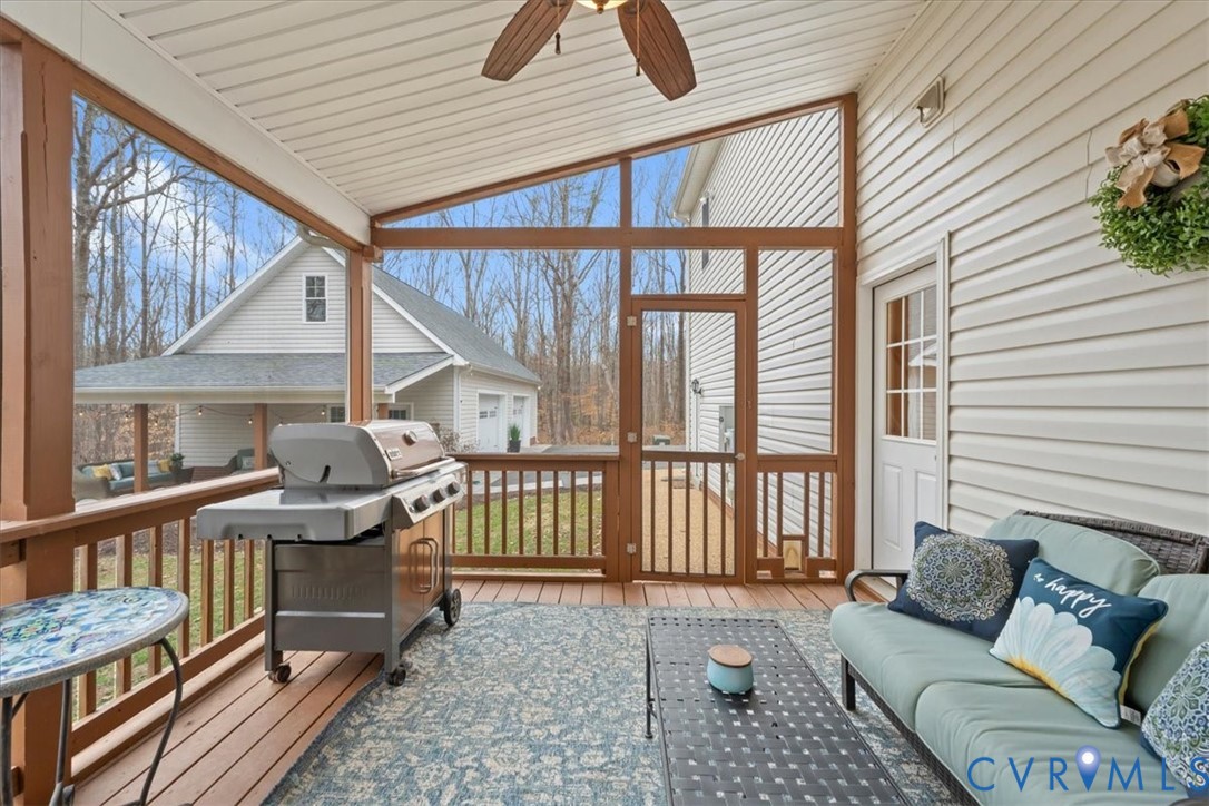 4308 A Three Bridge Road Powhatan, VA 23139 - Photo 29 of 73 SCREENED PORCH