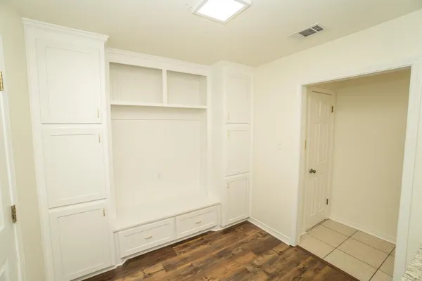a view of an empty room
