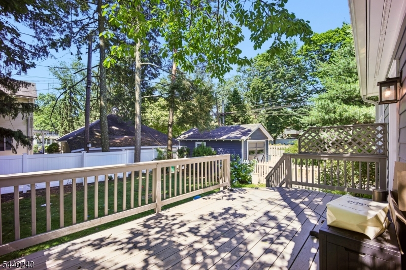 10 Mountain Place Montclair, NJ 07043 - Photo 17 of 21 a view of a wooden deck and a yard