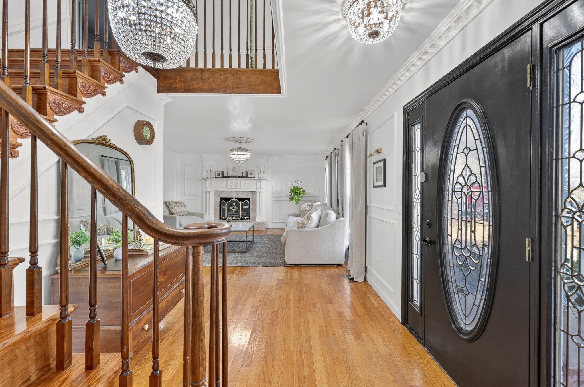 175 Dry Weakley Road Ethridge, TN 38456 - Photo 8 of 49 a view of a hallway with wooden floor and staircase