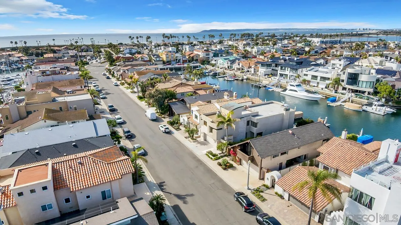 29 Green Turtle Road Coronado, CA 92118 - Photo 68 of 68 an aerial view of a house with a ocean view