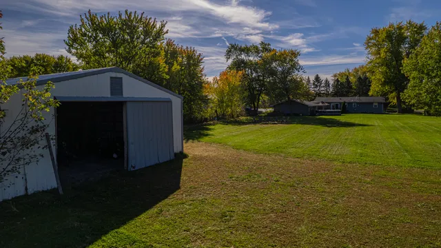 a view of lake and mountain
