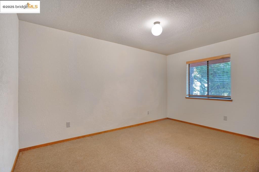 19195 Ferretti Road Groveland, CA 95321 - Photo 23 of 51 Carpeted spare room featuring a textured ceiling and baseboards