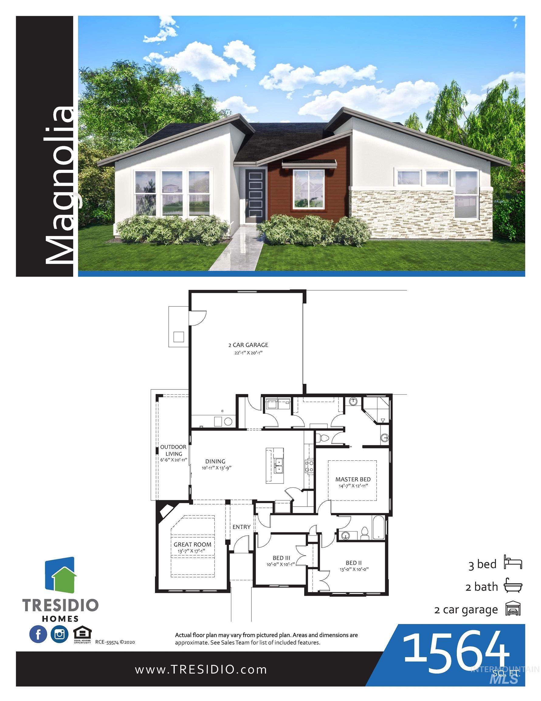 4219 Tropic Way Caldwell, ID 83607 - Photo 2 of 3 View of room layout