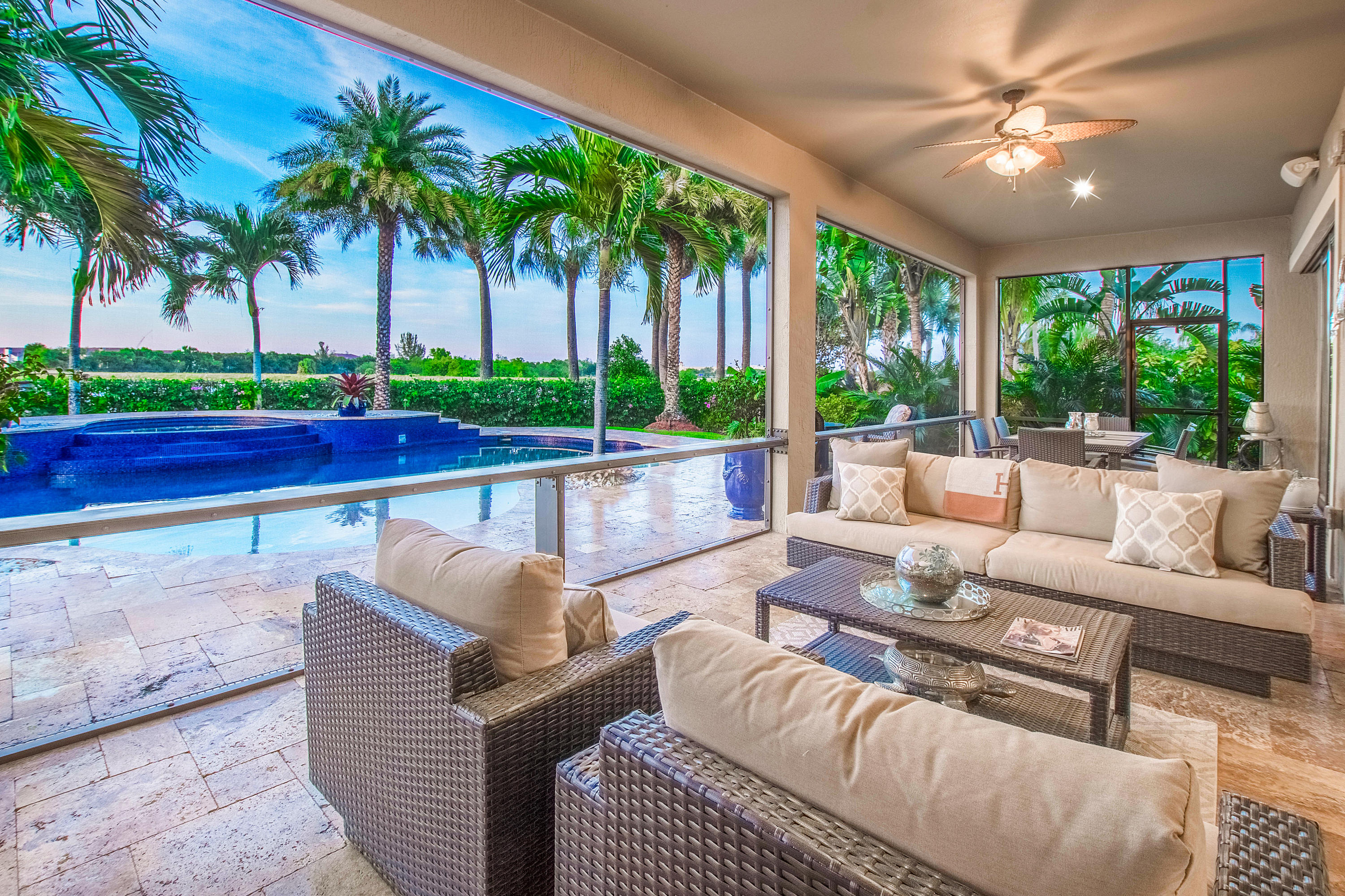10817 Pisa Road Wellington, FL 33414 - Photo 25 of 30 Covered/Screened Lanai