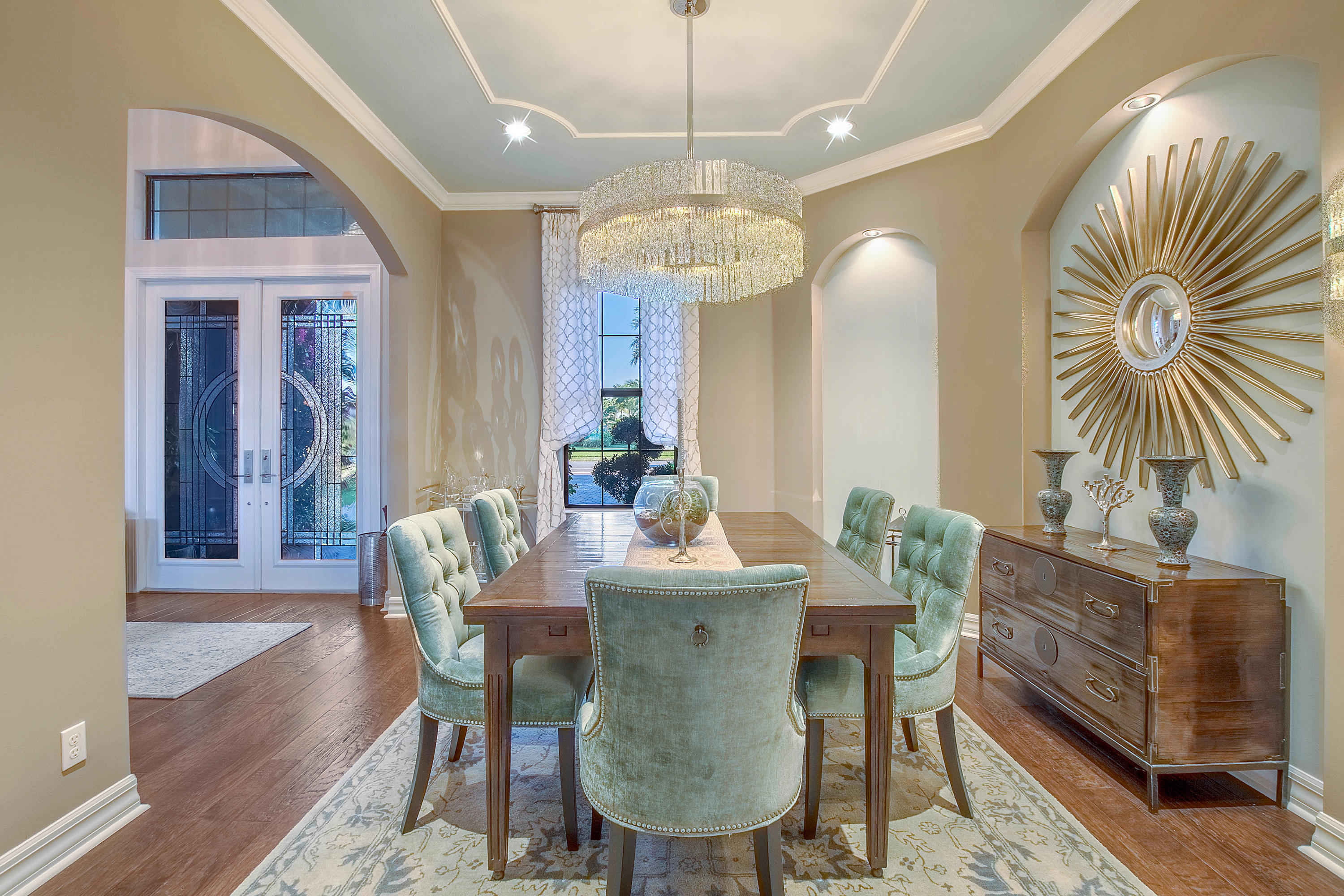 10817 Pisa Road Wellington, FL 33414 - Photo 7 of 30 Formal Dining Room w/Custom Lighting