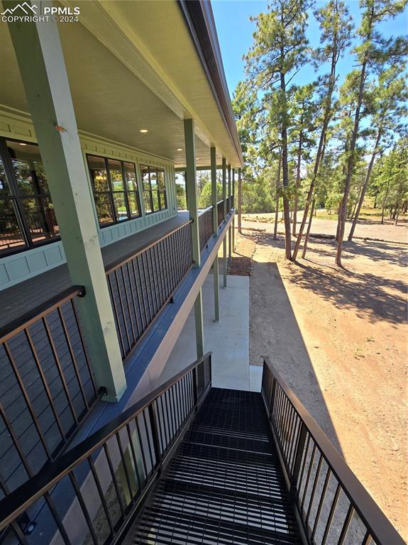 33036 Meadow Ridge Lane Trinidad, CO 81082 - Photo 5 of 50 a view of a balcony with wooden floor