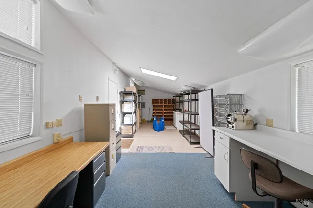 a view of a storage & utility room