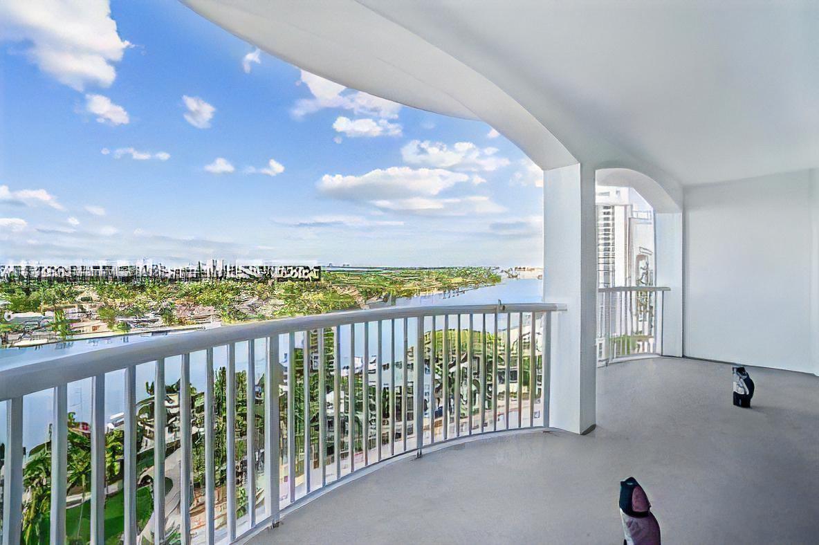 5401 Collins Avenue, Unit 829 Miami Beach, FL 33140 - Photo 23 of 29 a view of a balcony with city