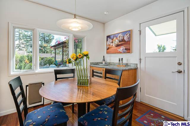 1270 Wynn Road Pasadena, CA 91107 - Photo 13 of 37 a view of a dining room with furniture window and outside view