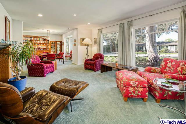 1270 Wynn Road Pasadena, CA 91107 - Photo 18 of 37 a bedroom with furniture and a large window