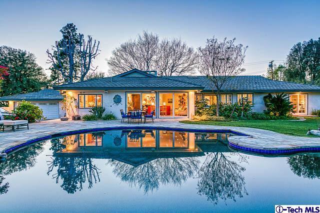 1270 Wynn Road Pasadena, CA 91107 - Photo 33 of 37 a view of a swimming pool with a patio