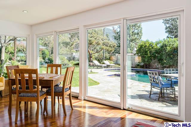 1270 Wynn Road Pasadena, CA 91107 - Photo 9 of 37 a view of a dining room with furniture window and wooden floor