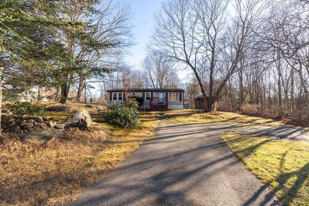 238 Brookfield Road Brimfield, MA 01010 - Photo 2 of 28 a view of swimming pool with large trees and outdoor seating