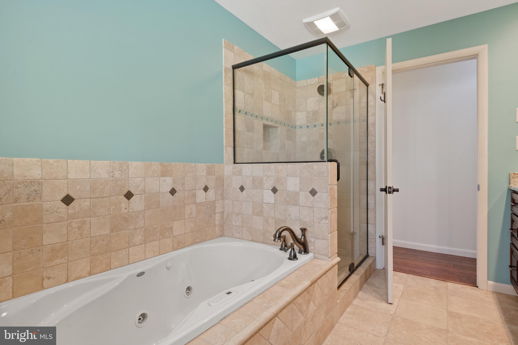 240 Pine View Drive Denver, PA 17517 - Photo 45 of 81 Hallway bathroom with tub & large tiled shower