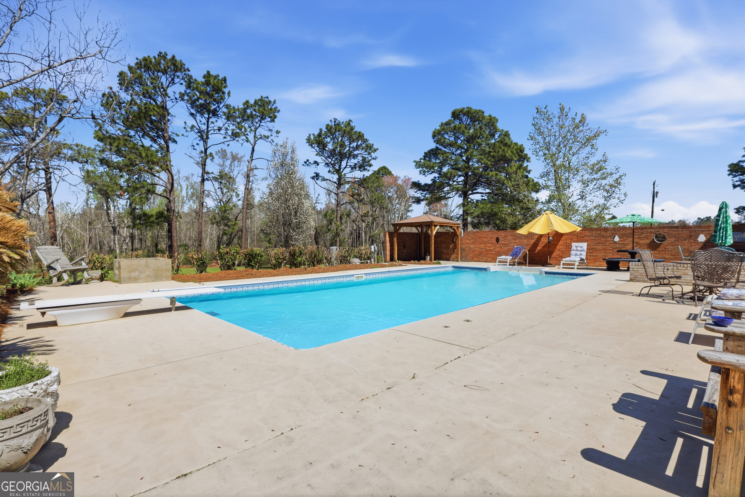 333 Rainbow Ridge Swainsboro, GA 30401 - Photo 29 of 46 a view of yard and swimming pool