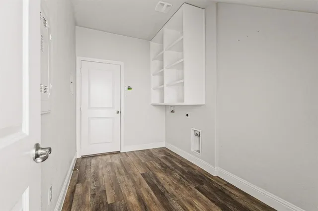wooden floor in an empty room