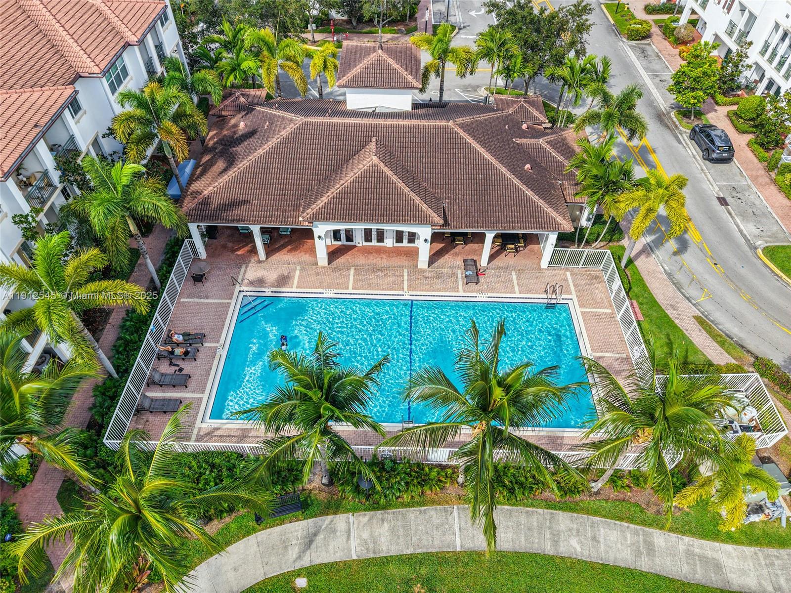 2565 Southwest 119th Terrace Miramar, FL 33025 - Photo 34 of 37 an aerial view of a house with a yard