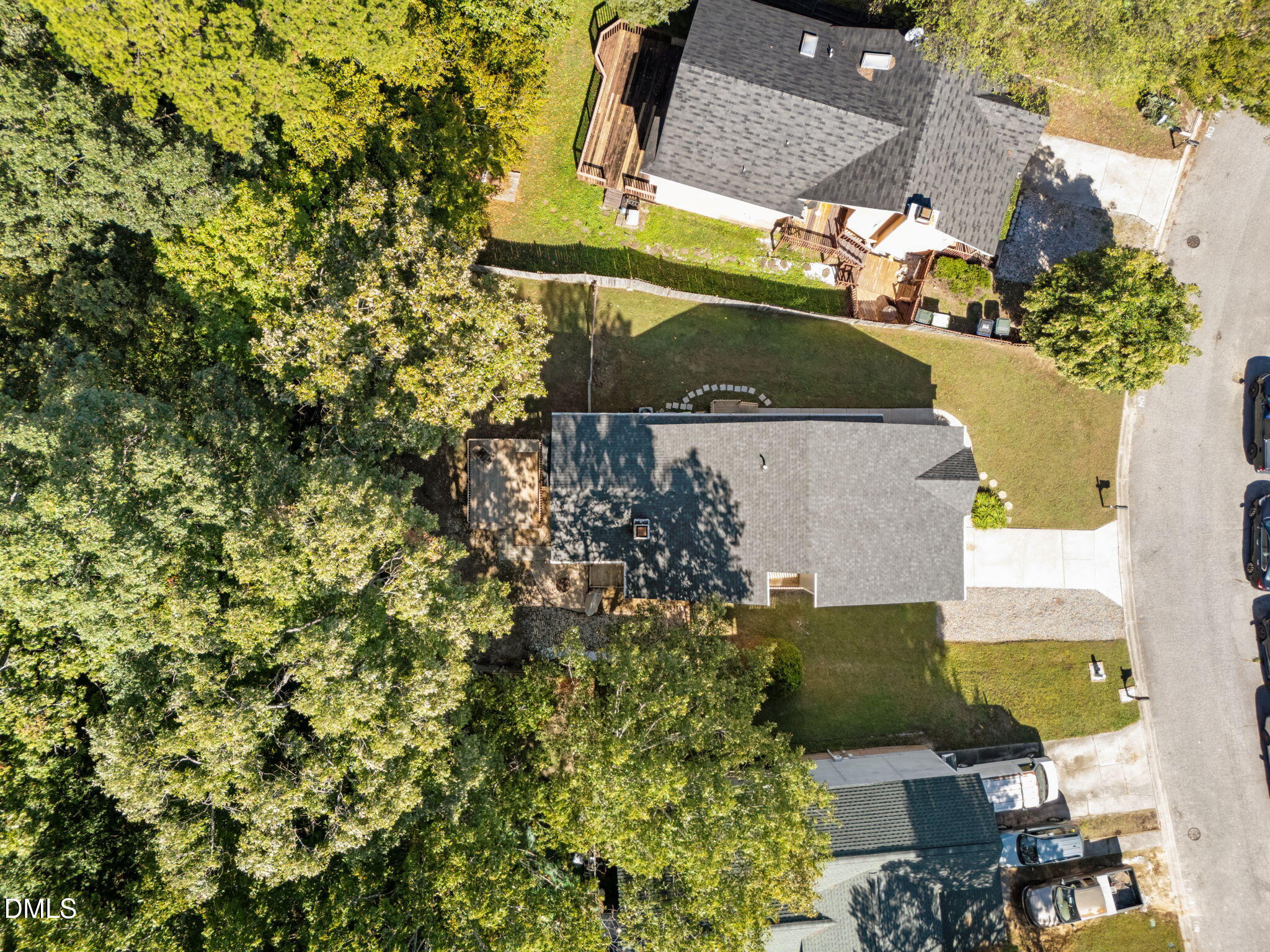 440 Dickens Drive Raleigh, NC 27610 - Photo 18 of 18 an aerial view of a house with a yard