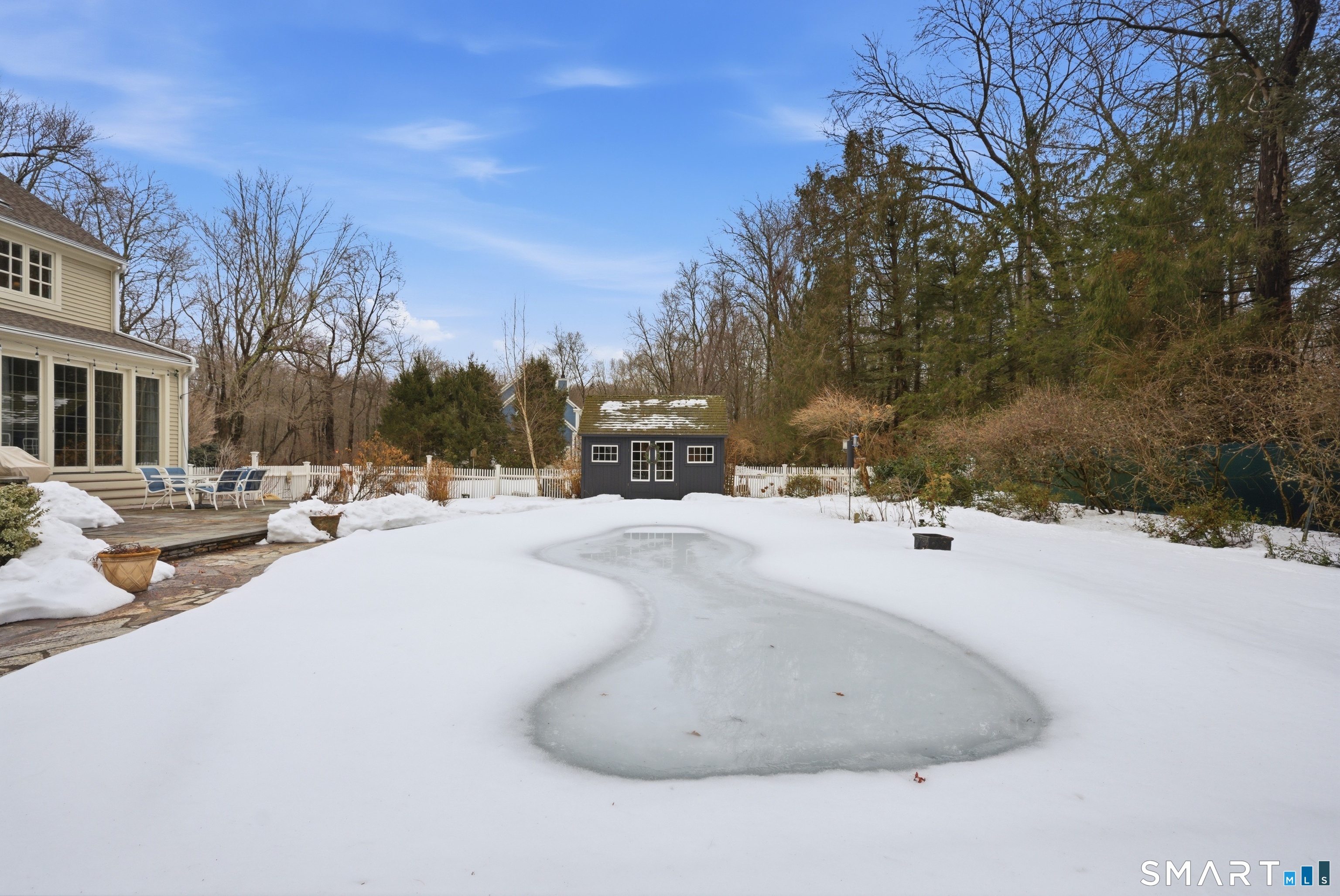 677 Eleven O'Clock Road Fairfield, CT 06824 - Photo 30 of 36 a view of swimming pool with a yard