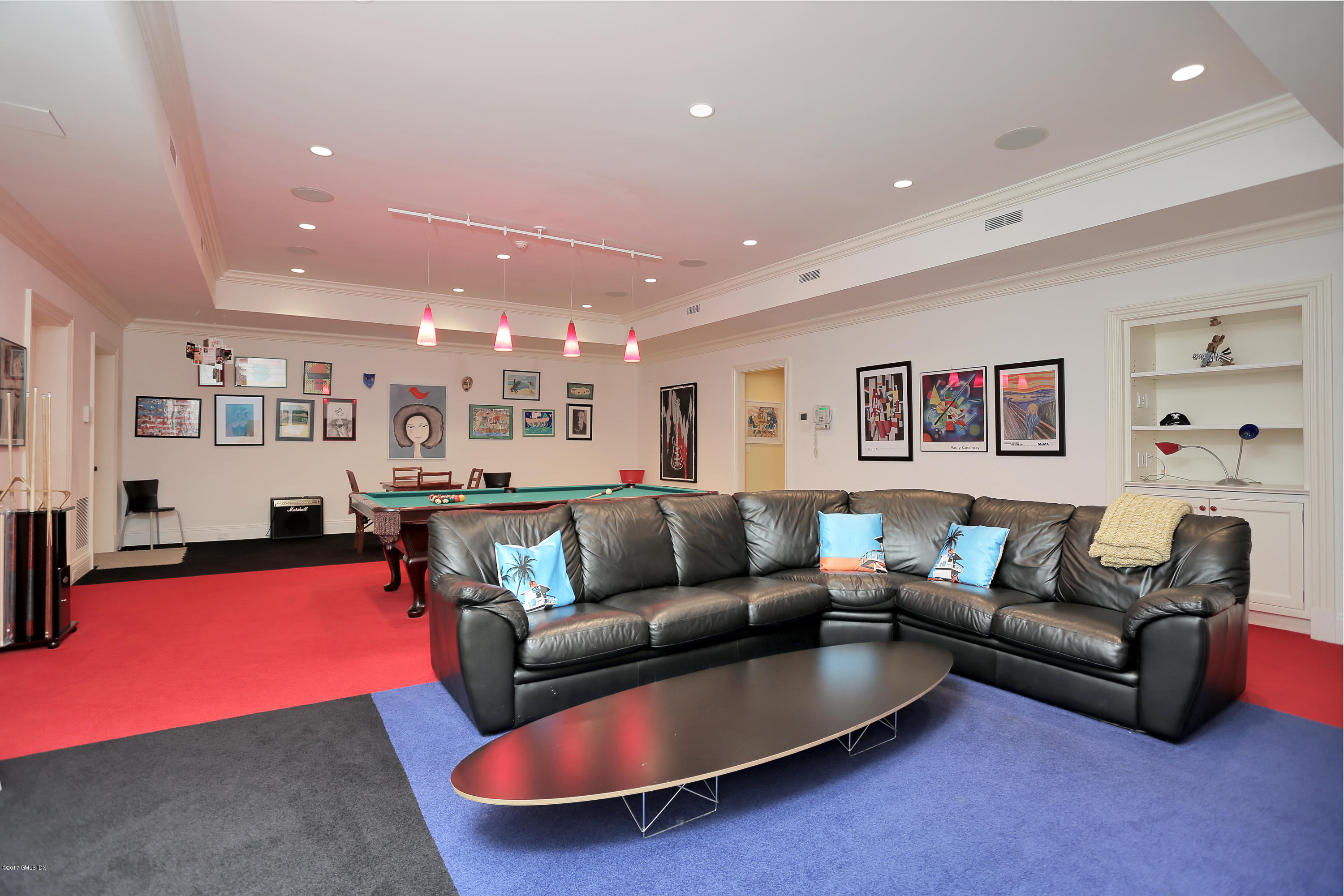 41 Leeward Lane Riverside, CT 06878 - Photo 24 of 27 a living room with furniture and a pool table