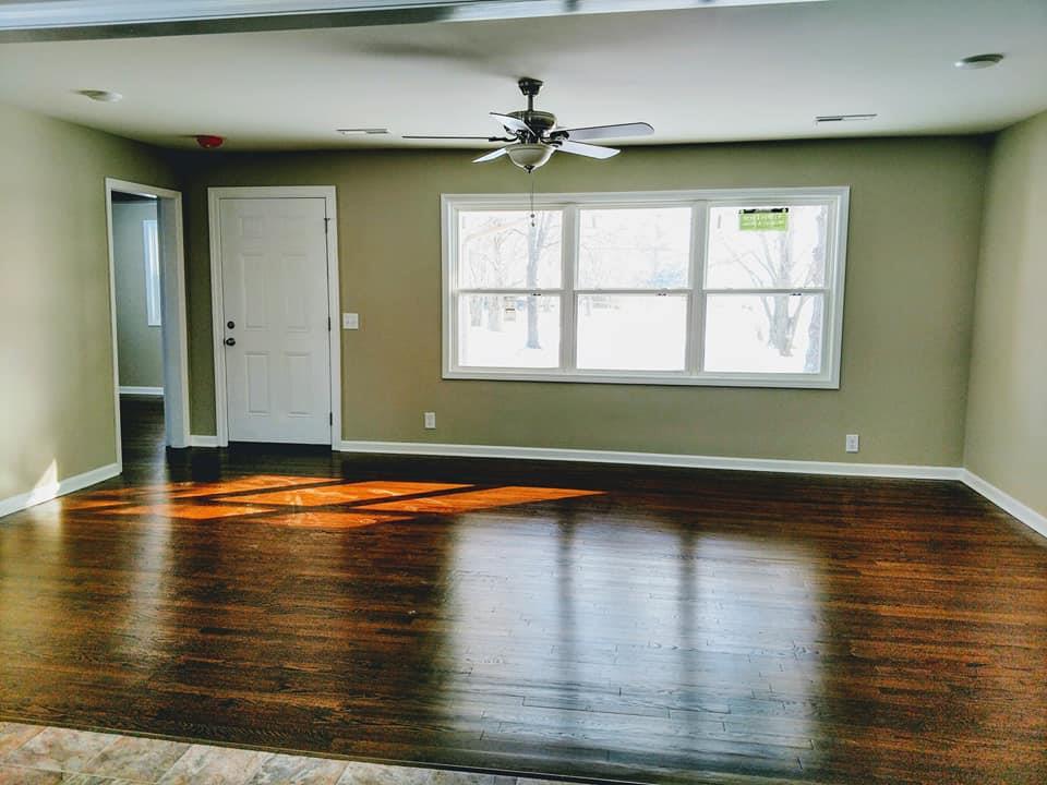 397 Lone Star Road Lawrenceburg, TN 38464 - Photo 2 of 13 a view of empty room with wooden floor and fan