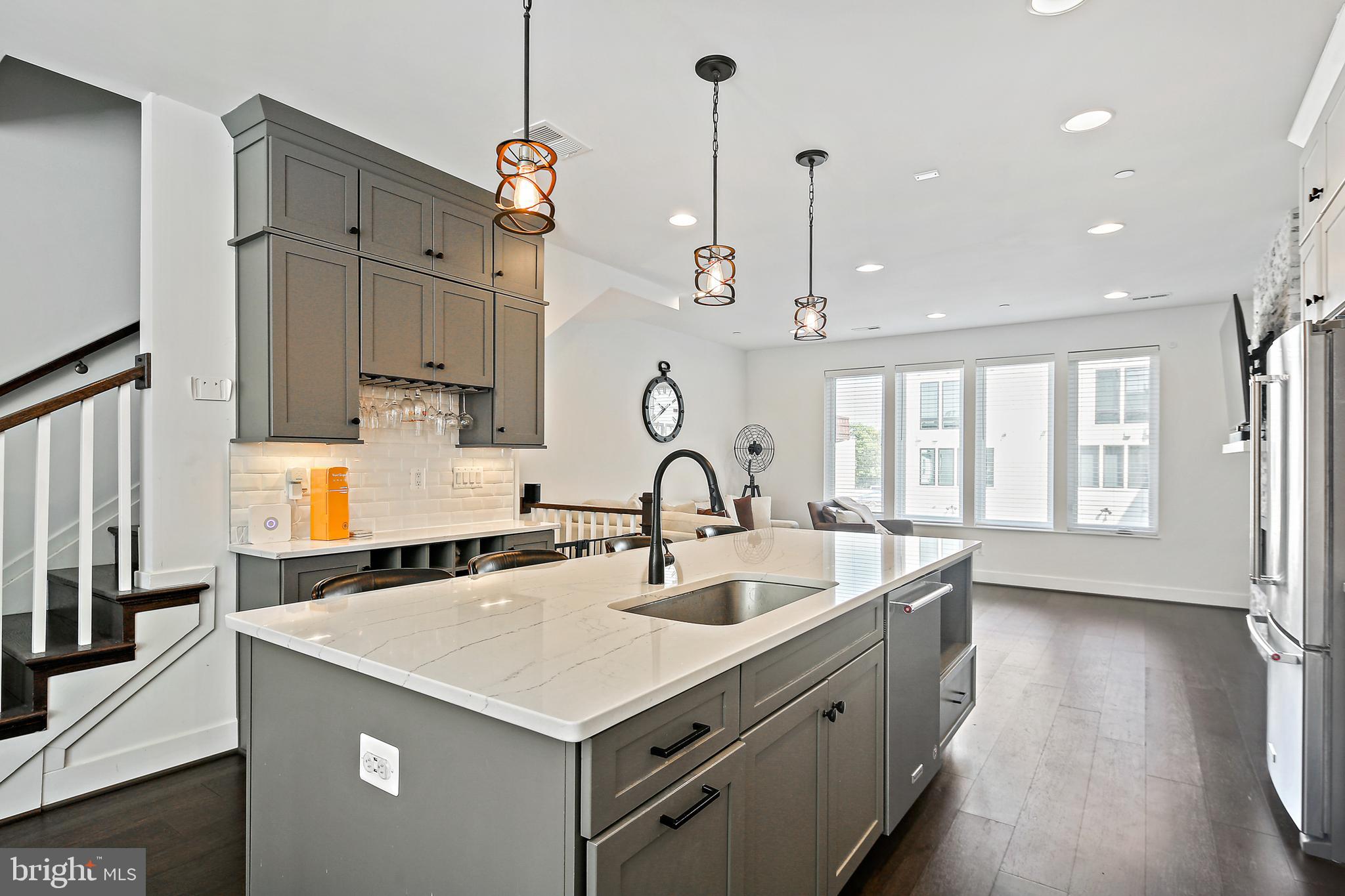 1223 Cooksie Street Baltimore, MD 21230 - Photo 14 of 36 Kitchen with oversized island