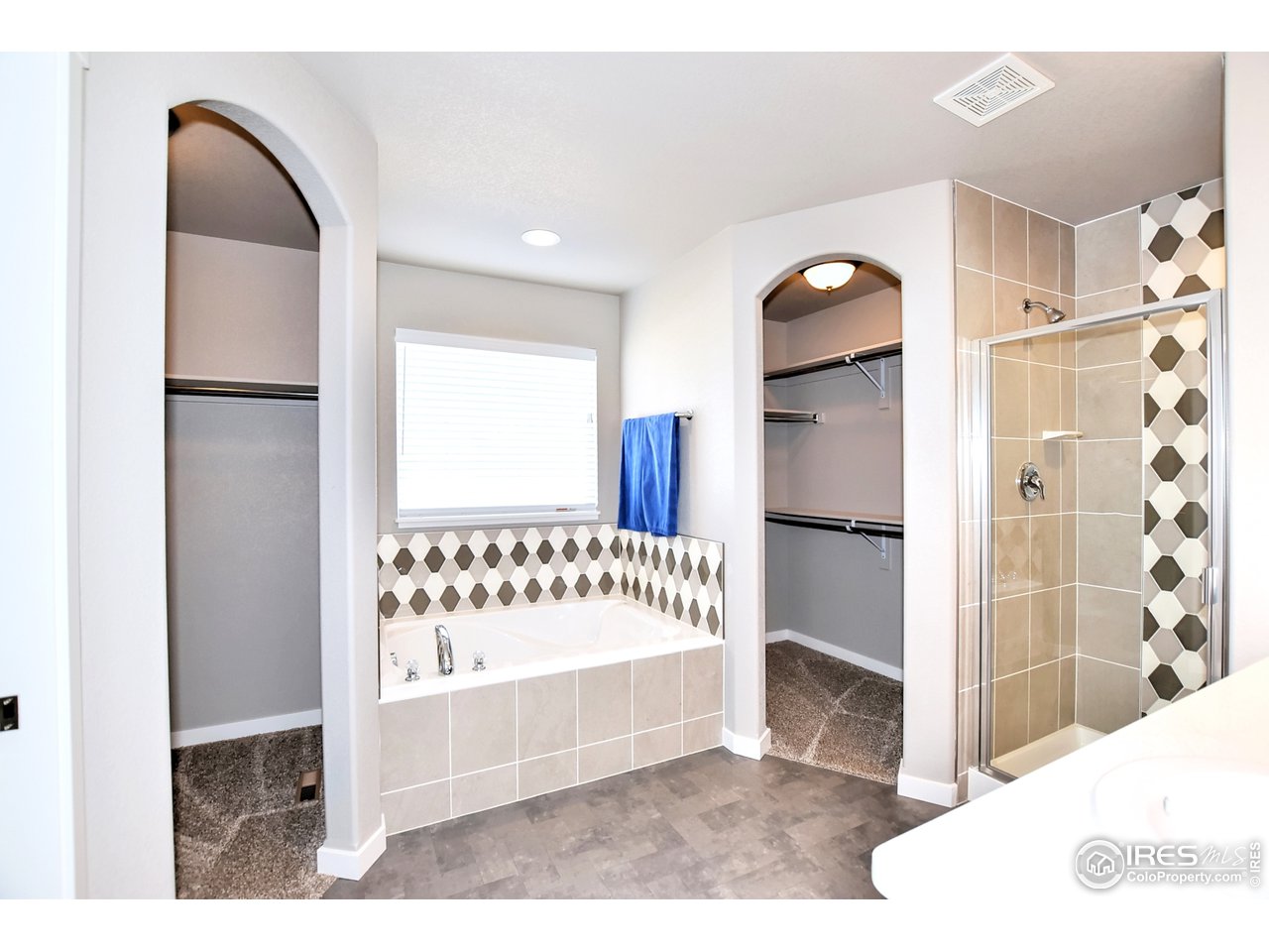 637 Rock Road Eaton, CO 80615 - Photo 19 of 32 Lovely master ensuite with his/her walk in closets